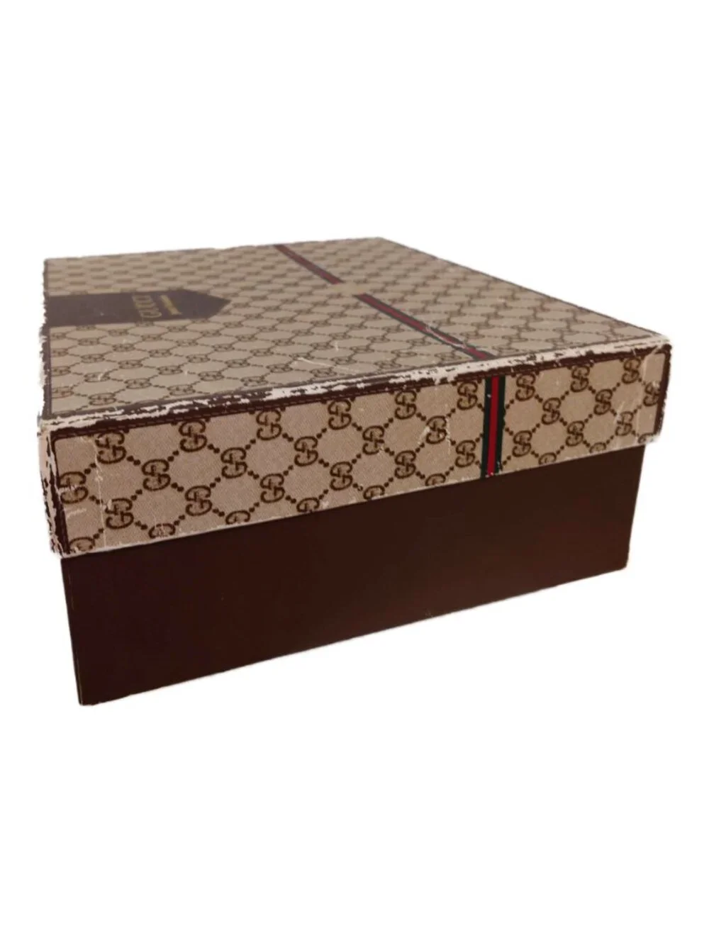 Vintage 1980s Gucci Box with Felt Lining